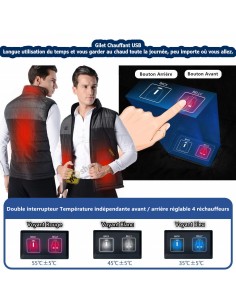 Gilet chauffant électrique... 2