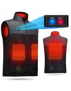 Veste Chauffante Electrique Veste Chauffant USB Vêtements Chauffant  Batterie Incluse - Gilets Outdoor (11237404)