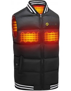 Gilet chauffant électrique, veste chauffante électrique 10000 mAh